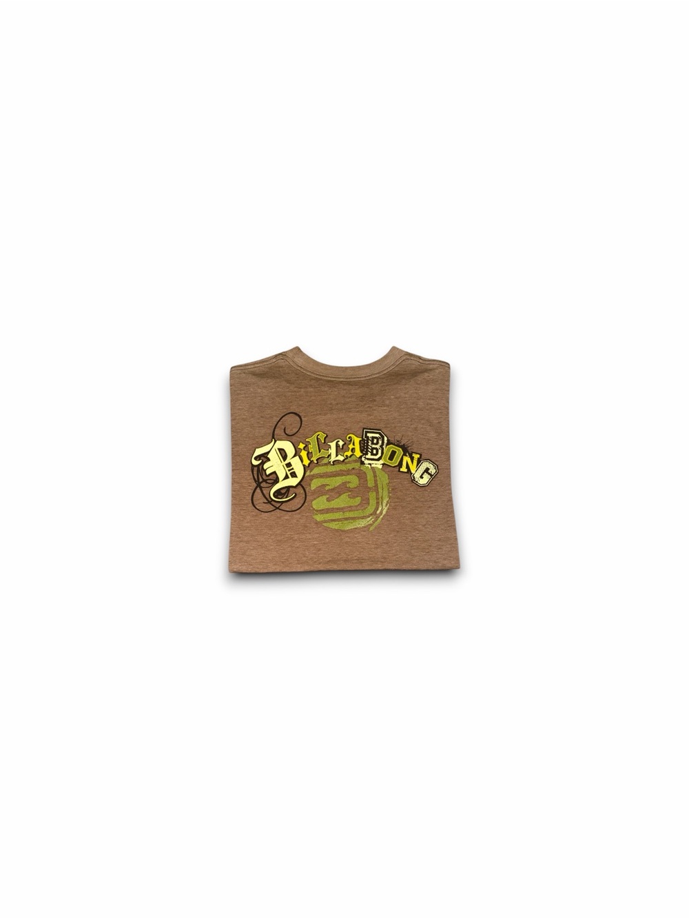 Vintage billabong script logo t-shirt brown men’s medium